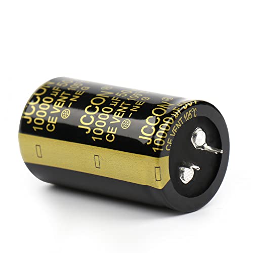 10000uF BEEYUIHF Snap in Electrolytic Capacitor 50V 10000uF, for Audio