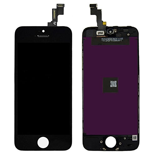 for iPhone 5S Full Set LCD Screen Replacement Digitizer Assembly Display Touch Panel Black