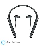 Sony WI1000X Premium Noise Cancelling Wireless Behind-Neck In Ear Headphones (International version/seller warranty) (Black)