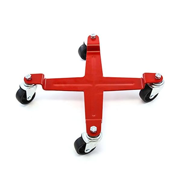 Heavy Duty 5 Gallon Drum Bucket Dolly Dollies Steel Frame Easy Push Roll Swivel Casters
