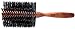 Spornette Italian Rounder 3 Inch Hair Brush (#955-XL) - Round Double Density Boar Bristle Brush With Wooden Handle For Blow Drying, Styling, Volumizing, Straightening And Curling Medium To Long Hair