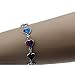 Colorful Cute Heart Abalone Paua Shell Designer Silver Jewelry Love Bracelet for Girl Woman