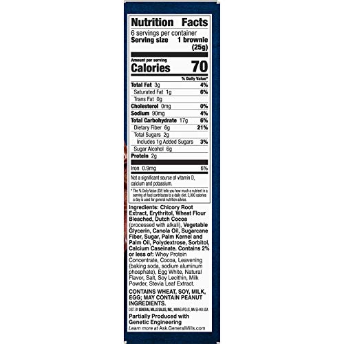 Fiber One Chocolate Fudge Brownies, 6ct (Pack of 8) - Image 4
