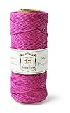 Hemptique HS20-DKPNK Hemp 20-Pound Cord Spool, Dark Pink, 205-Feet
