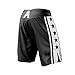 Anthem Athletics Resilience MMA Shorts Men - Jiu Jitsu BJJ Shorts Men for Wresting Kickboxing No GI Grappling UFC Fight - Black & White - 34