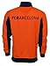 Compatible To Barcelona Jacket Track Soccer Adult Sizes Soccer Football Official Merchandise (NAVY - ORANGE, M)
