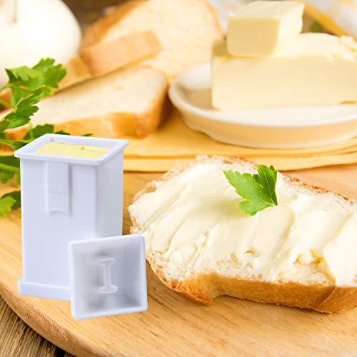 Cooraby 2 Pack Plastic Butter Spreader Corn Cob Butter Holder Spreads Butter Dispenser with