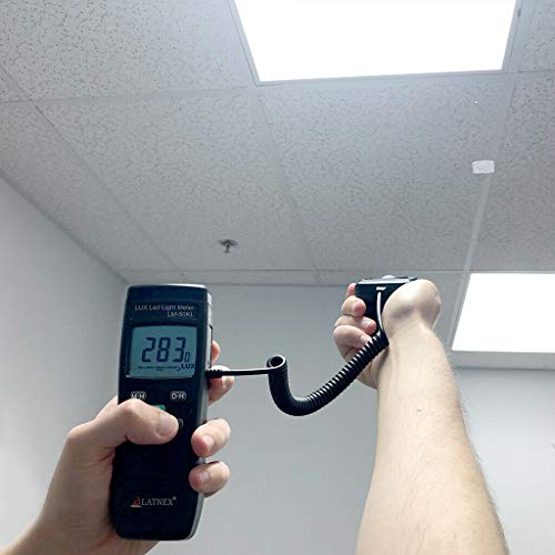 LATNEX Light Meter LM50KL Measures Lux/Fc LED/Fluorescent