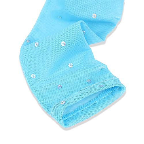 image for BAOHULU Girls Leotards Ballet Dance Skirted Tutu Dress Long Sleeve Seq