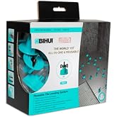 BIHUI Reusable Tile Leveling System with Comfort Spin Handle - Lippage Control System with Anti-Scratch Base, Reusable Steel 1.5mm T-Pin - 50 Pieces (TSL50)