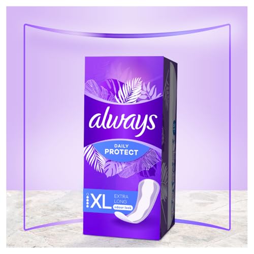 30% Sparen bei Kauf von 3X - Always Daily Protect Slipeinlagen Damen Extra Long (54 Binden), Giga Pack, mit frischem Duft, passend für alle Slipformen, atmungsaktiv, flexibel