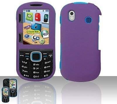 Hard Rubberized Case for Samsung Intensity II U460 - Purple