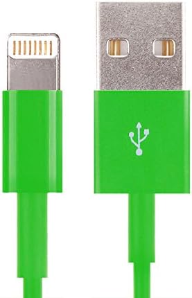 (10ft) 1 x 8 Pin Green Color USB Sync Cable Charger Cord Data for iPhone 5 5S 5C 6 6 Plus iPod Touch 5 Nano 7