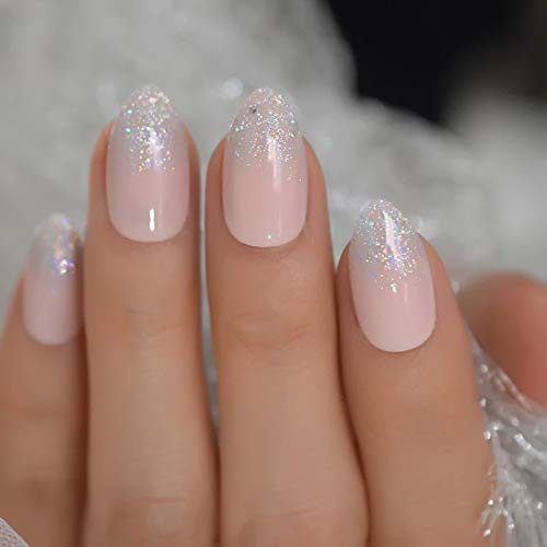 EDA LUXURY BEAUTY NATURAL NUDE PINK SILVER FRENCH GLAMOROUS DESIGN Full Cover Press On Gel Glitter Artificial Tips Acrylic False Nails Medium Long Oval Round Almond Stiletto Super Fashion Fake Nails 2 EDA LUXURY BEAUTY NATURAL NUDE PINK SILVER FRENCH GLAMOROUS DESIGN Full Cover Press On Gel Glitter Artificial Tips Acrylic False Nails Medium Long Oval Round Almond Stiletto Super Fashion Fake Nails
