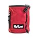 Helium | Chalk Bag for Rock Climbing, Weightlifting, Bouldering & Gymnastics with Drawstring Closure, Quick-Clip Belt and Zippered Pocket (Red)