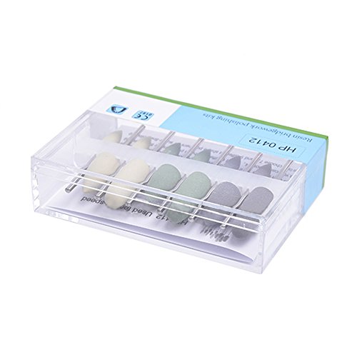 Dental Resin Base Hidden Denture Polishing Kits HP0412 Used for Low-Speed Handpiece