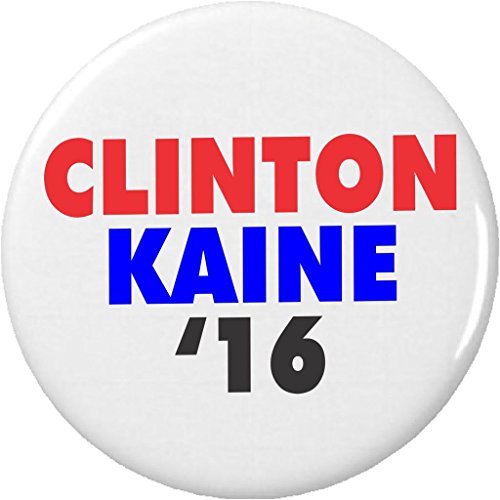 Clinton Kaine '16 (Classic) 2.25' Large Button Pin President / Vice Hillary Tim