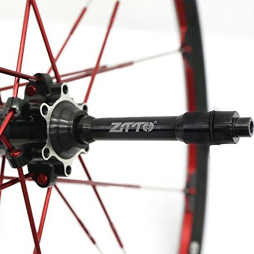 Ztto 15mm Thru Axle to 5mm Quick Release Skewers Adapter Conversion (Black)