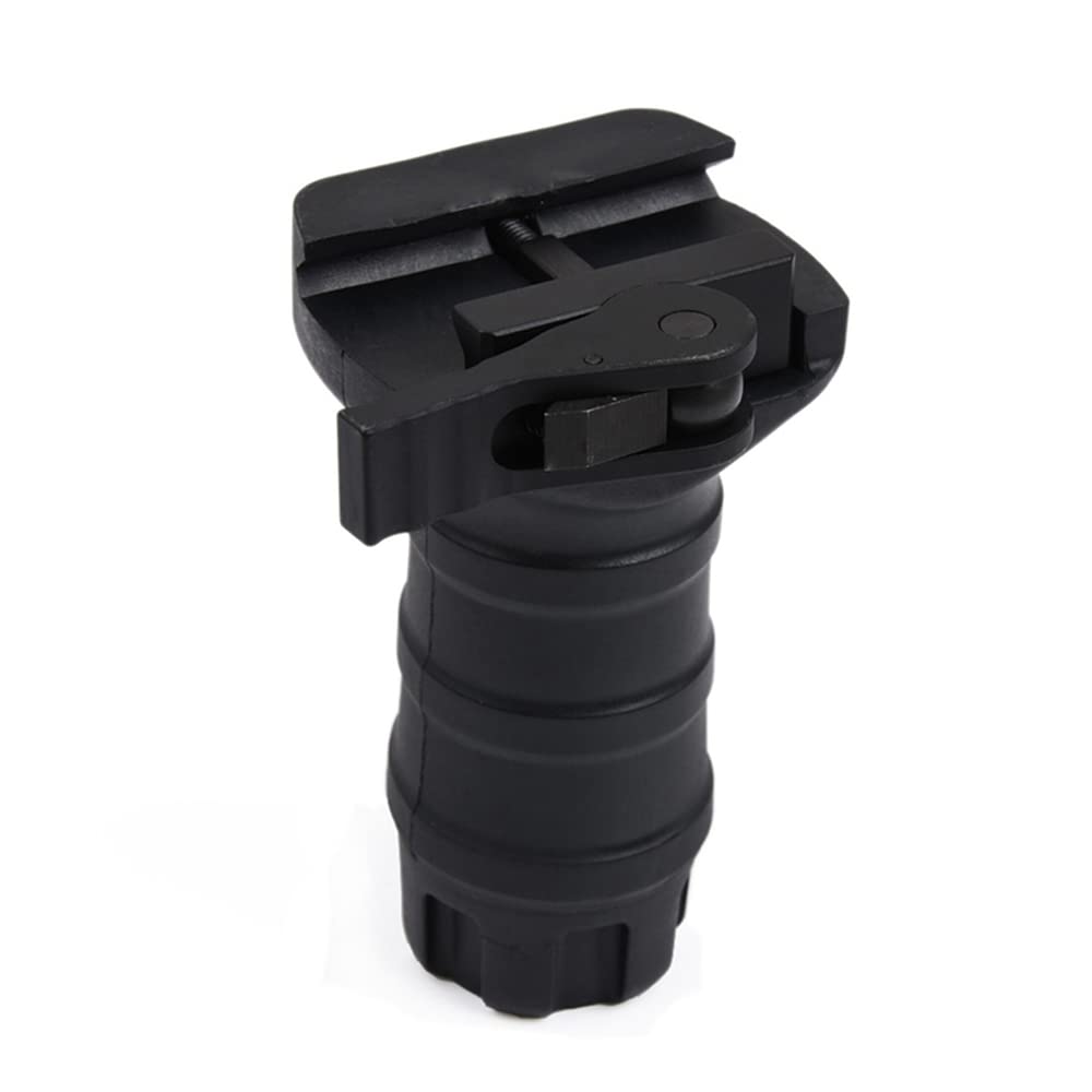 SBGJMY Forward Vertical Grip Short Foregrip,Nylon Quick Release Short Forward Grip Base for 20mm Picatinny Rail System (Black)
