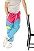 Funny Guy Mugs Like Totally 80s & 90s Retro Neon Windbreaker Pants, Large