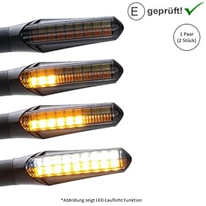 Led-knipperlicht + dagrijverlichting compatibel met Yamaha Tracer 900, 900GT, 700 / Yamaha XV 500, 650 (E-gekeurd / 2…