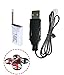 SANROCK GD65A Drone Battery Accessories, 3.7V 220mAh Rechargeable Lipo Battery (1 Piece) with Charging Cables (1 Piece)