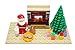 LEGO Christmas Santa Claus Toy with Christmas Tree, Fireplace, and Presents - Custom Minifigure