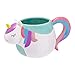 3D Unicorn Mug (12 oz) Ceramic With Rainbow Gift Box - Perfect Tea And Coffee Mugs For Gifts Microwave and Dishwasher Safe by Prana Products