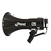Pyle Megaphone Speaker PA Bullhorn - with Built-in Siren  50 Watts Adjustable Volume - Ideal for Football, Baseball, Hockey, Cheerleading Fans Coaches or for Safety Drills - PMP53IN (Renewed)