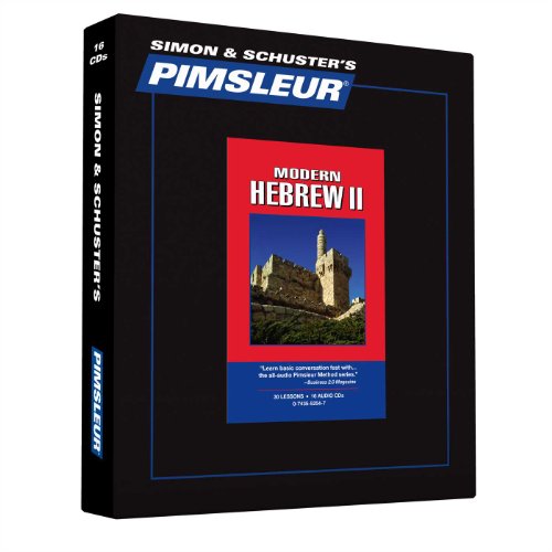 Pimsleur Hebrew Level 2 CD: Learn to Speak and Understand Hebrew with Pimsleur…