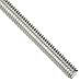 Steel Fully Threaded Rod, Zinc Plated, 1/4