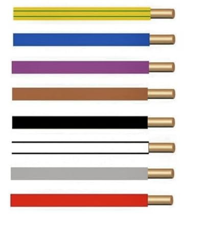 Einzelader starr H07V-U 1,5 mm² 100 Meter Ring mit Farbauswahl (violett)