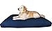 Dogbed4less XXL Orthopedic Extreme Comfort Memory Foam Dog Beds for Large Dog, Internal Waterproof Lining and External Machine Washable Denim Cover, 55X37 Pillow, Blue