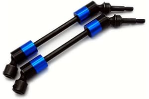 EPTNNASO Hard Steel Telescopic CVD Driveshafts Axles for Traxxas 1/10 E-Revo Summit E-Maxx T-Maxx 5451X