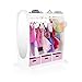 Guidecraft Dress Up Storage - White: Dramatic Play Costume Rack with Mirror and Tray for Toddlers - Kids Armoire, Dresser with Fabric Storage Bins