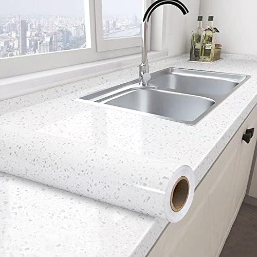Marble Contact Paper Granite Wallpaper 23.6" x 196.8" Peel and Stick