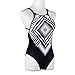 HOT Sale!Canserin Women Bohemia One-piece Geometric Bandage Swimsuit (M, Black)
