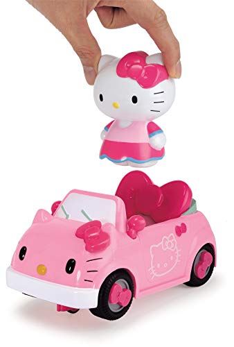 Dickie Toys Hello Kitty Convertible IRC Vehicle, RC Fahrzeug, Ferngesteuertes Auto mit Infrarot Fernbedienung, fährt vorwärts-gerade, rückwärts-Kurve, inkl. Figur, 17,5 cm – Bild 8