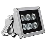 Univivi U06R WideAngle Long Range 130 Feet 6pcs LED Array Lights IR Illuminator