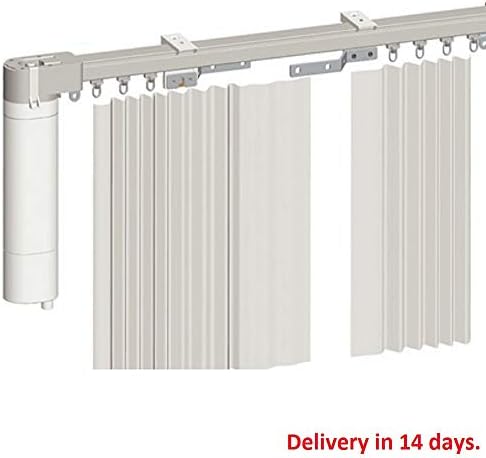 Ashante Stores Home Office Decor - Silent Design Electric Curtain Motorized Curtain Track Smart Home Motorized Curtain Vertical Pattern DOOYA motor (540cm Wide)