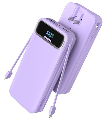 Nusyddy Portable Charger 20000mAh Fast Charging w/Wall Plug