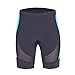Beroy Womens Bike Shorts with 3D Gel Padded,CYCLING WOMEN'S SHORTS with MeshX-LargeDark Blue