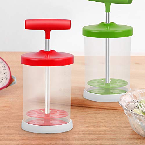 Manual Professional Whipping Cream Dispenser - Handheld DIY Whipped Cream Dispenser - Perfect Cream Whipper Maker for Gift,Lid,17-Ounce Capacity (500ml) (Red) - Thumbnail 3