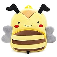 Kids Backpack, Laikwan Toddler Kids School Bag, animal design, Kinder Racksack for 1-3 Years Old(Bee)