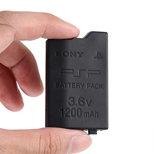 1200mAh Rechargeable Replacement Battery for Sony Game PSP Slim 2000 2001 2006(Black)