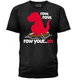 Sad Tyrannosaurus T Rex Dinosaur Dino Row Row Your Boat Oh Short Arm T-shirt