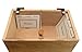 Clear Solutions Deluxe Maple and Acrylic Recipe Box - Holds More Than 1000 3x5 or 4x6 Inch Cards - Made in the USA