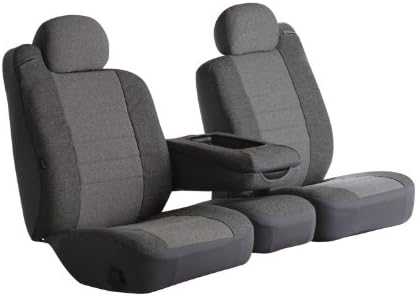 FIA OE37-30 GRAY Custom Fit Front Seat Cover Split Seat 40/20/40 - Tweed, (Gray)