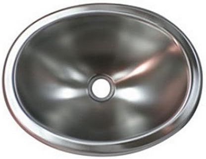 RV Trailer Camper 10X13 Oval Stainless Steel Sink LaSalle Bristol 13M1186