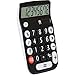 Office+Style A2DESKTOPBLACK 8 Digit Dual Powered Desktop Calculator, LCD Display, Black